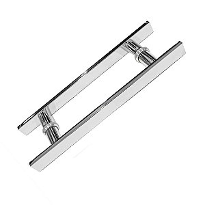 Puxador Barra Chata Cromado Inox